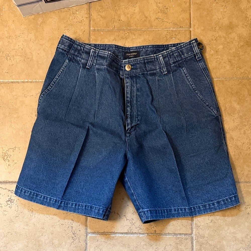 Men’s 33 Dockers Dark Blue Jean Shorts